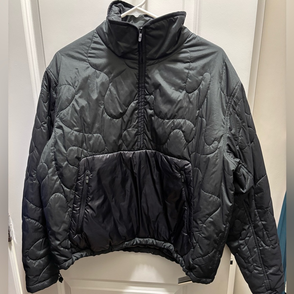 Lululemon Insulated Quilted Pullover Jacket - Heathered Black